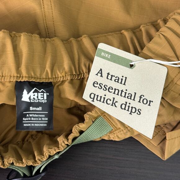 REI Trailmade Amphib Shorts Mens Small Belted Ripstop Hiking Swim UPF 50 NEW - Picture 3 of 12